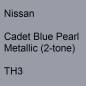 Preview: Nissan, Cadet Blue Pearl Metallic (2-tone), TH3.